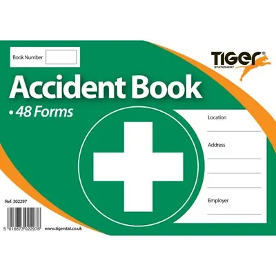 £3.99 • Buy Accident Report Book First Aid School Office Injury Health Record 48 Forms