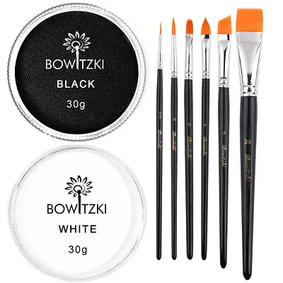 Face Body Paint Set Professional Paint Palette Kit With Brushes For Art Worker • £9.01