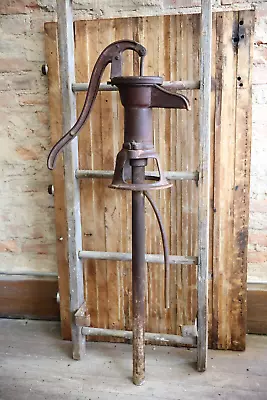 Antique Vintage Cast Iron Well Water Hand Pump Kitchen Farm Garden Tool • $224.99