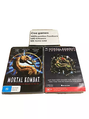 Mortal Kombat And Mortal Kombat Annihilation Double Pack Region 4 FINISH HIM! • $20