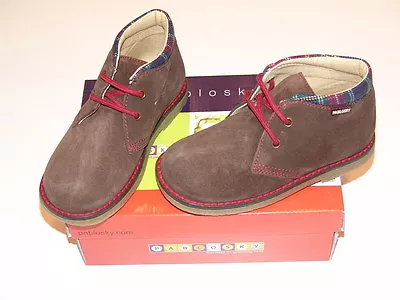 Pablosky Boy's Shoes NEW With Box - Sizes 7.5 - 12.5 US Toddler Color BROWN • $28.97