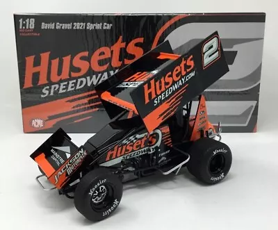 1/18 David Gravel 2021 Husets Speedway ACME Sprint Car 1:18 Diecast • $89.99