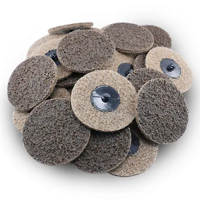 25 Pack - 3  Roloc Surface Conditioning Discs Coarse Tan Quick Change Prep Pads • $39.99