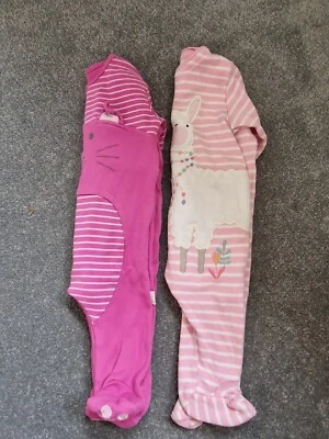 £0.99 • Buy Jojo Maman Bebe Babygrow Bundle 3-6 Months Pink
