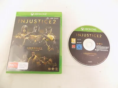 Mint Disc Xbox One Injustice 2 Legendary Edition Free Postage • $43.92