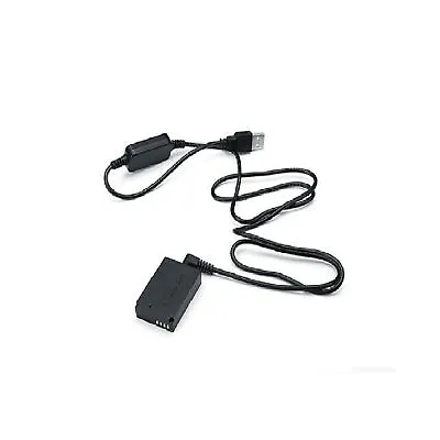 LP-E12 Power Charger Cable ACK-E12+DR-E12 Dummy Battery For Canon EOS M2 M50 • £10.86