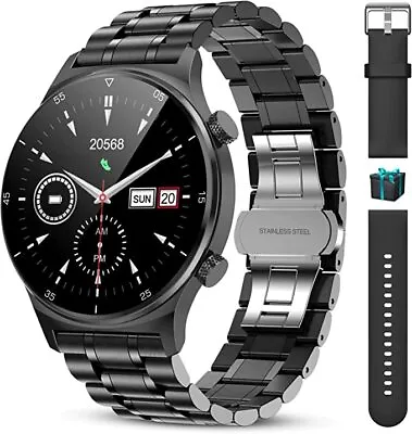 $139.99 • Buy LIGE Men Sports Heart Rate Monitor Waterproof Bluetooth Smart Watch Android IOS