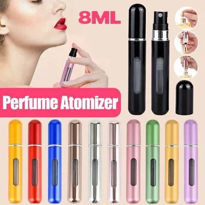 8ML🚨Travel Portable Mini Refillable Perfume Atomizer Bottles Spray Pump Scent🚨 • $3.99