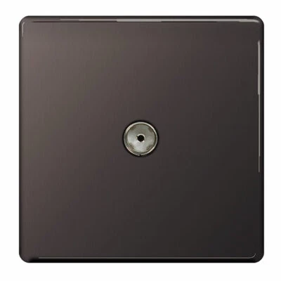 £8.70 • Buy BG Nexus Black Nickel Screwless Flatplate Switches & Sockets Black Inserts 