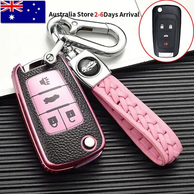 $29.99 • Buy FOR CHEVROLET CRUZE FLIP KEY COVER CASE FOR HOLDEN CRUZE FOR BUICK 4 BUTTON Pink