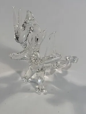 Glass Dragon Murano Figurine Charizard Type Ornament • $34.99