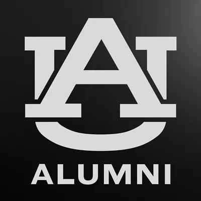 Auburn University Decal With ALUMNI White Or Matte Silver Or Logo Only • $8