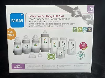  MAM Easy Start Anti-Colic Bottles/Nipples Grow With Baby Gift Set - NEW/SEALED • $26.99