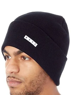 Neff Black Lawrence Beanie - One Size • £11.34