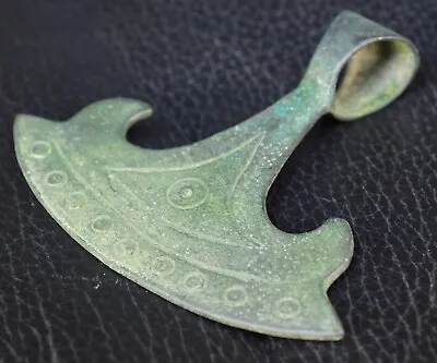 Viking Bronze Axe Shaped Amulet Pendant • $34.99