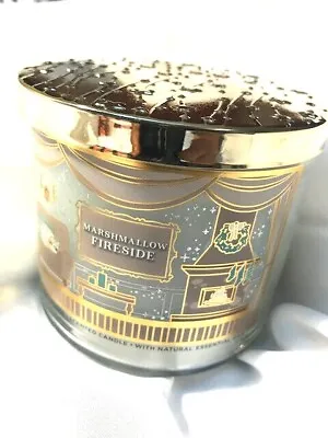 Bath & Body Works MARSHMALLOW FIRESIDE 3 Wick Jar Candle 14.5 Oz New • $24.95