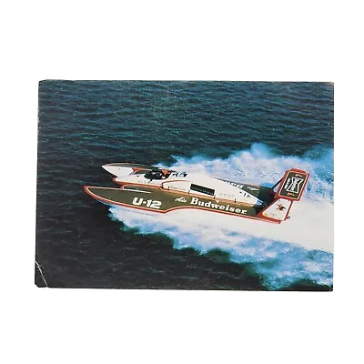 Miss Budweiser Hydroplane Racing Chenoweth Bernie Little Print 1980 Postcard  • $19.99