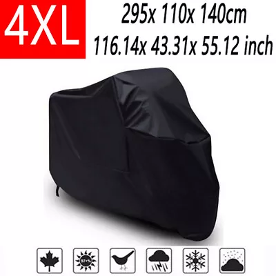 4XL Motorcycle Waterproof Cover For Harley-Davidson Electra Tour Road King Glide • $28.21