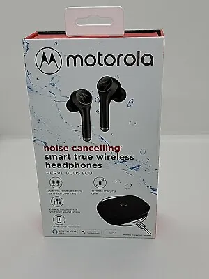 Motorola Noise Cancelling Smart True Wireless Headphones Verve Buds 800 - Black • $49.99