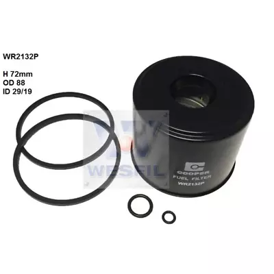 Wesfil Cooper Diesel Fuel Filter R2132P WR2132P  Suits Cav2 • $23.77