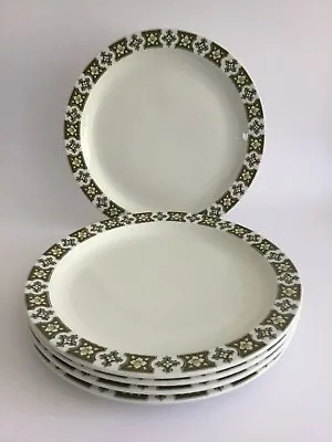 £22.95 • Buy Staffordshire Midwinter Lynton Floral 10” Dinner Plates - Set Of 5