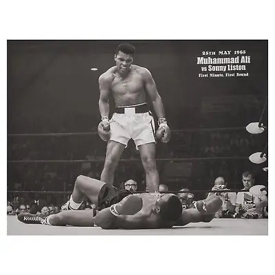 Muhammad Ali The Greatest Canvas Picture Dispatched Within 24 HOURS • £19.99