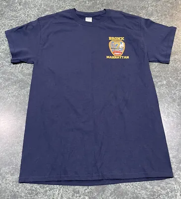 FDNY New York City Bronx Manhattan Division 7 Fire Department Graphic Shirt Sz M • $29.97
