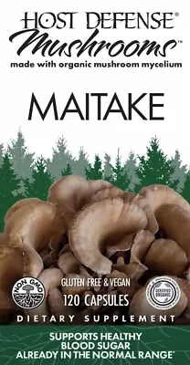 Fungi Perfecti/Host Defense Maitake 120 Capsules 2026 • $35.99