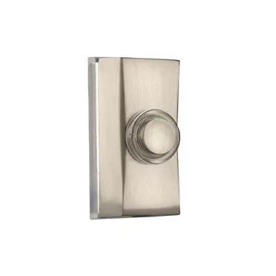 Byron 7960N Surface Wired Bell Push - Brushed Nickel • £12.40