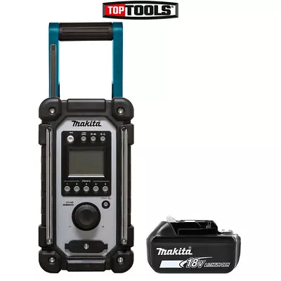 Makita DMR116 14.4 -18V Li-Ion LXT Cordless Jobsite Radio With 1 X 5Ah Battery • £184.97