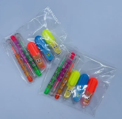 £1.99 • Buy Pack Of 6 Mini Scented Highlighters & Gel Pens