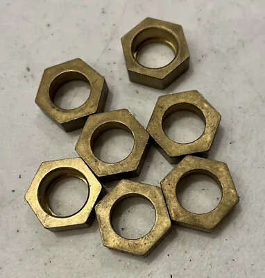 [7 Pack]MITEE BITE Cam Clamp Brass 1” Hex Rings #10208 (No 1/2”-13 Screws) • $17