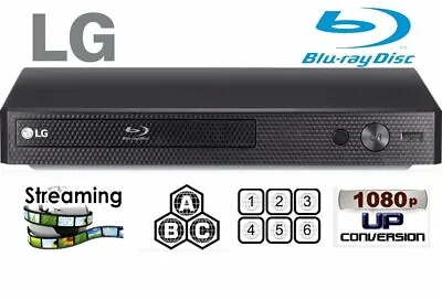 LG BP175 Refurbished REGION FREE BLU-RAY DVD PLAYER ZONE A B C DVD 0-8 USB • $125