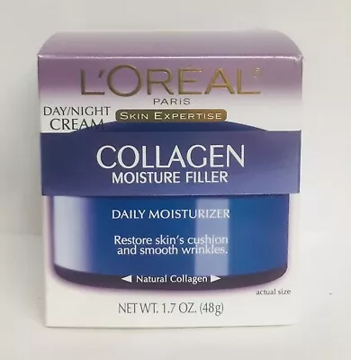 $18.99 • Buy L'Oreal Collagen Moisture Filler Day And Night Cream ~ Restore & Smooth Wrin