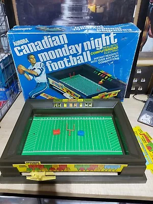 Vintage Aurora Computerized Electronic Monday Night Football Canadian Game Used • $36.41