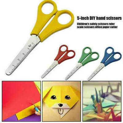 £2.95 • Buy Scissors Children's School Kids Right & Left Handed Craft 130mm Plastic Handle  