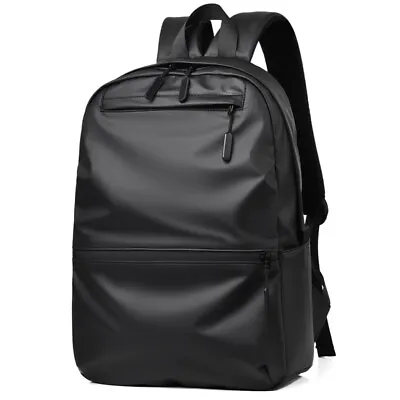 High Quality Men Backpack Soft Polyester Leather FashionSchool Travel LaptopBags • $89.95