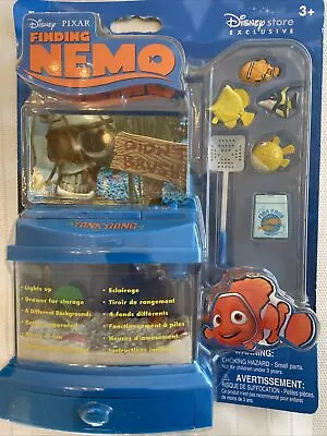 $15 • Buy Vintage RARE Pixar Disney Store Finding Nemo 2003 Tiny Tank Aquarium Lights Up