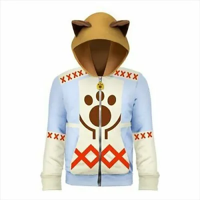 NEW Monster Hunter X Cross Cat Hunter Hoodie Capcom Game Cosplay S Size • $141.48