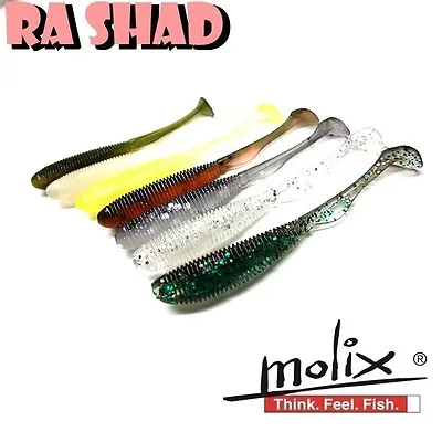 MOLIX RA SHAD 2  Real Action Jig Rockfish Finesse Soft Aroma Scented Salty Lure • $8.55