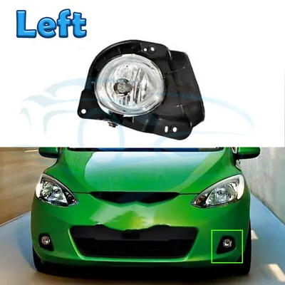 Left Front Bumper Fog Light Driving Lamp U Fit For Mazda 2 Demio Hatch 2007-2010 • $27.15