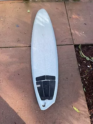 6'4 Custom Album Asymmetircal Surfboard (Goofy) • $900