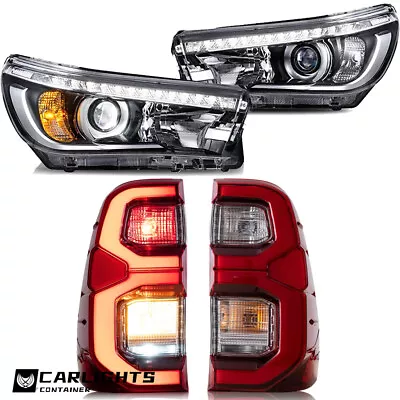 $585.99 • Buy VLAND For 2015-2019 Toyota Hilux / Vigo LED Headlights+Rear Tail Lights Set Kits