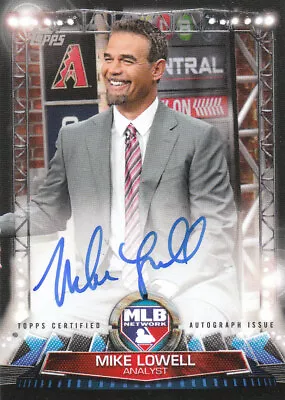 2017 Topps MLB Network Autographs #MLBN2 Mike Lowell Auto 6/10 - NM-MT • $149.95