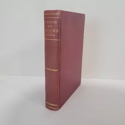 Darwin Origin Of Species The Home Library Burt Co 1890s From Sixth London Ed US • $75.99