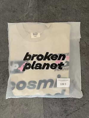 Broken Planet Cosmic Speed Bone White T-shirt - Medium (M) • £29.99