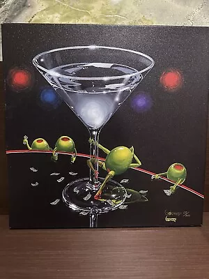 Michael Godard DIRTY MARTINI Dancing Olive SIGNED 225/300 • $800