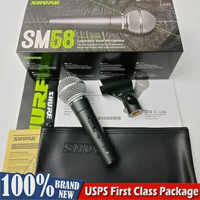 NEW SM58S Dynamic Vocal Microphone With On/Off Switch US FAST SHIPPING • $35.99