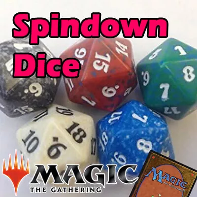 MTG Magic The Gathering D20 SPINDOWN LIFE DICE (DIE) #CHOOSE YOUR SET# • £4.99