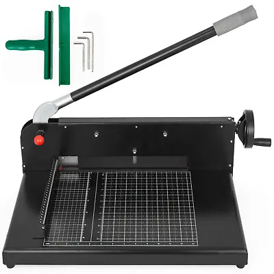 VEVOR Paper Cutter Guillotine 12  A4 Commercial Heavy Duty Stack Paper Trimmer • $84.54
